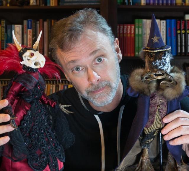 The author with "squirrel people". Image via wunc.org